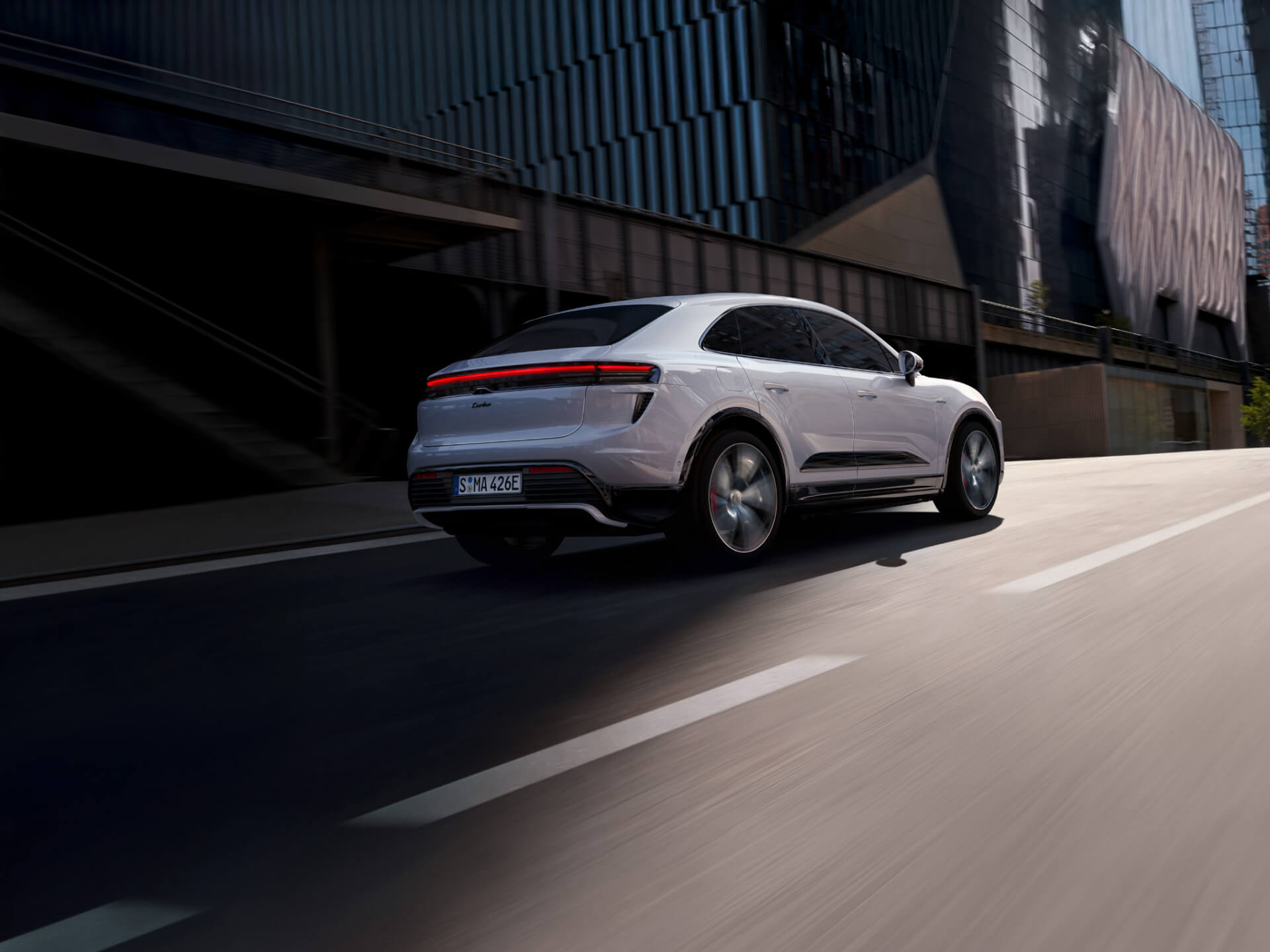 Modelo de Porsche Cayenne blanco