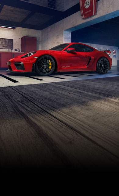 Porsche Cayman rojo