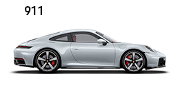 Porsche 911 en vista lateral