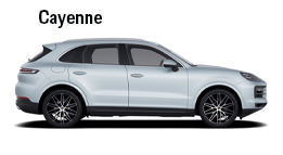Porsche Cayenne en vista lateral