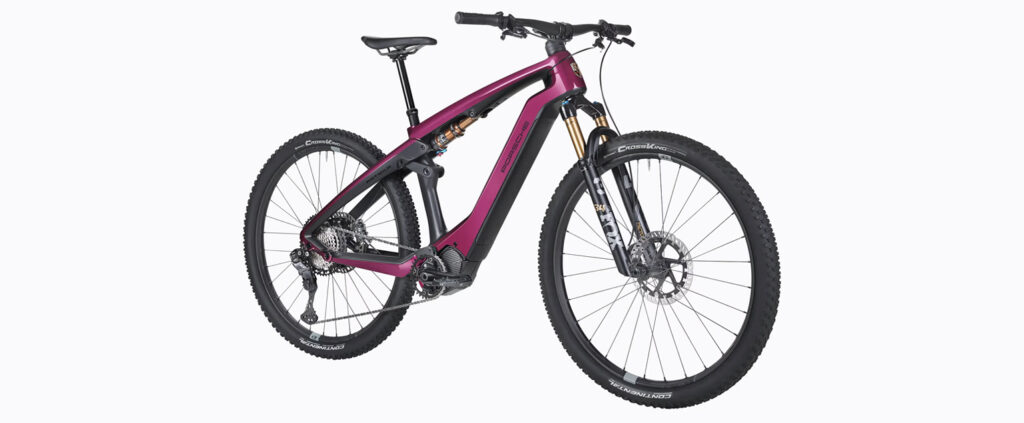Porsche eBike Cross Performance EXC en color rosa