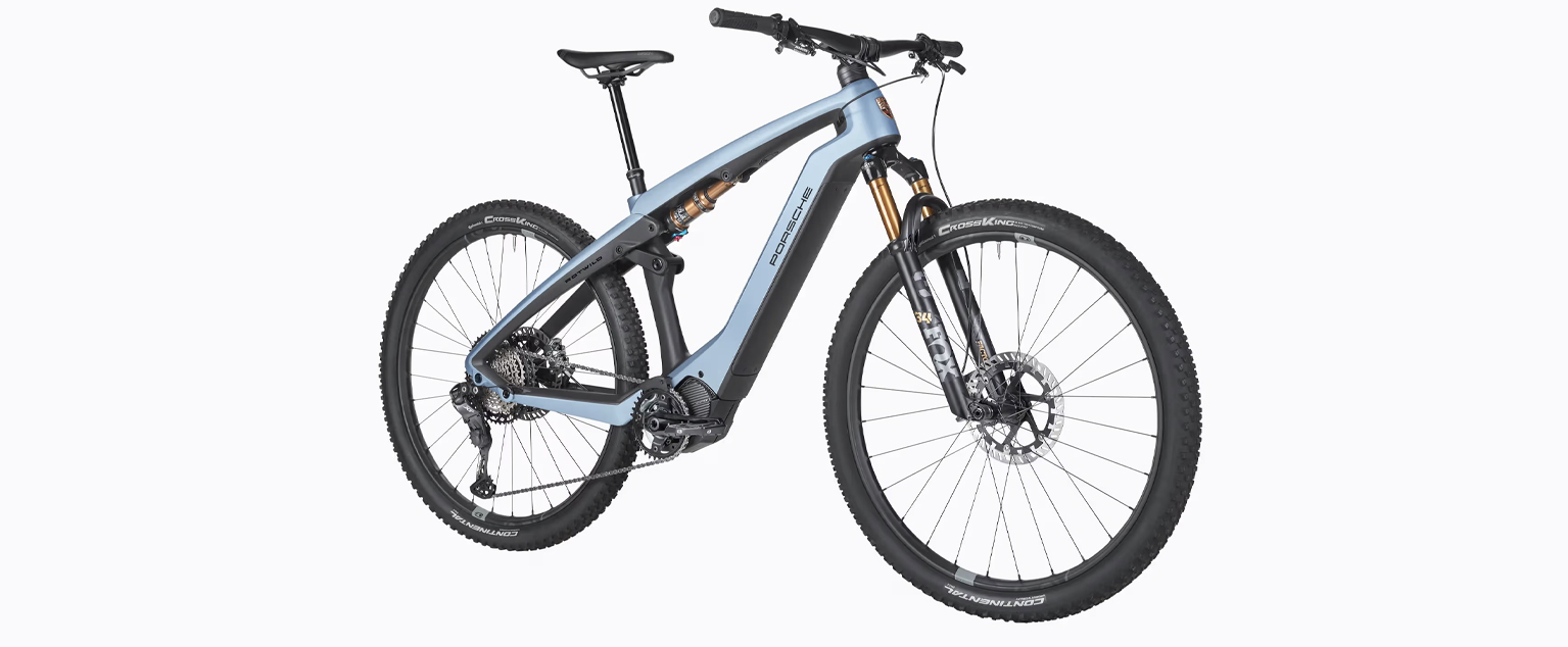 Porsche eBike Cross Performance en fondo blanco