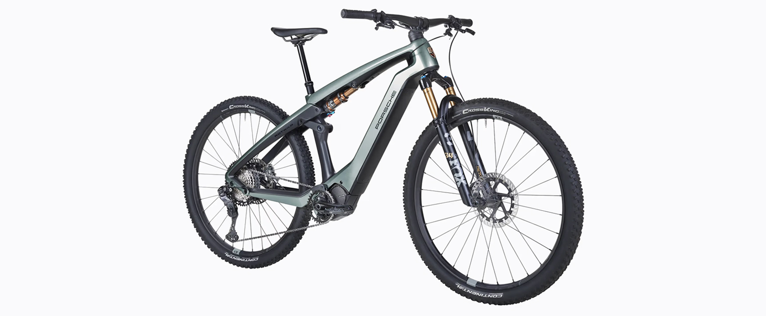 Porsche eBike Cross Performance EXC en color azul