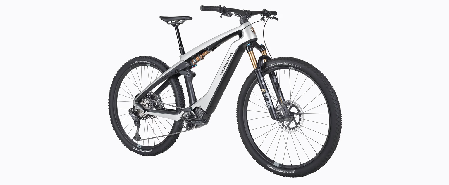 Porsche eBike Cross Performance EXC en color blanco