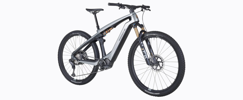 Porsche eBike Cross Performance EXC en color gris