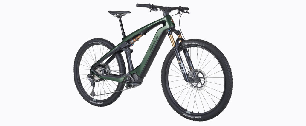 Porsche eBike Cross Performance EXC en color verde